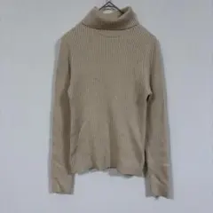 【RETROGALLERY】(F)リブタートルネックニット/レーヨン混セーター