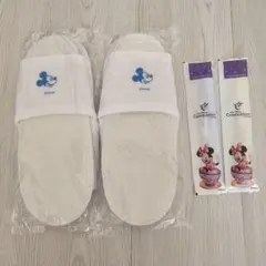 Disney セレブレーションホテル スリッパ 歯ブラシ 簡易包装