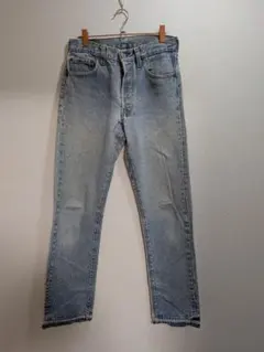 Levi's 501 内股シングル　デニムパンツ ボタン裏524　80s