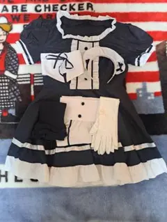 コスプレ　メイド服セット