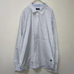SLIM FIT ワイシャツ　長袖　コットン　カジュアル　Lのサムネイル