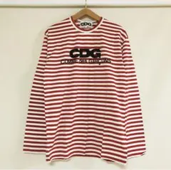 新品 コムデギャルソン CDG ボーダー ロングスリーブ シュプリームプリュスのサムネイル