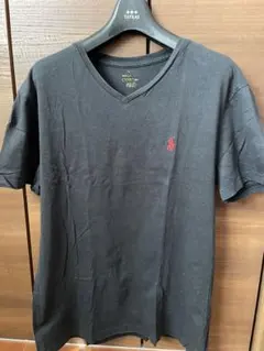 ポロラルフローレン　ブラック Vネック Tシャツ