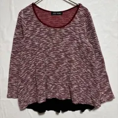セシルマクビー　ラウンドネック　プルオーバー　　M CECIL McBEE