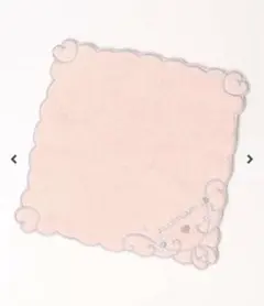 JILL STUART♡刺繍スカラップミニタオル♡ピンク