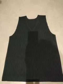 HOMME PLISSÉ ISSEY MIYAKE ネイビー ベスト
