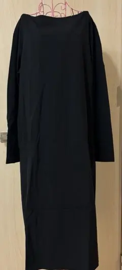 ギャルリーヴィー GALERIE VIE ボートネックワンピース ネイビー　中古