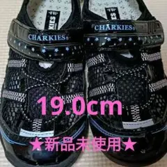未使用　CHARKIES ブラック マリンシューズ　19.0cm 黒　値下中のサムネイル