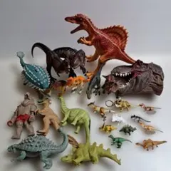 恐竜　ソフト　フィギュア　スピノサウルス　ティラノサウルス　まとめ売り