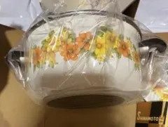 昭和レトロ　ノリタケ　ホーロー鍋のサムネイル