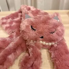 猫ちゃんピンクマフラー