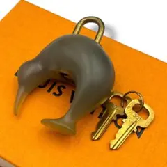 希少 ルイヴィトンカップ 1995 限定品 クジラ パドロック 南京錠 鍵2本
