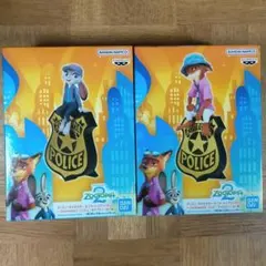 ズートピア2 モニタートップフィギュア ニックとジュディ2個セット