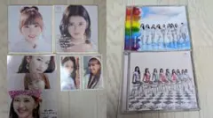 NiziUまとめ売り CD2個 サイン入り色紙2枚 ポストカード トレカ セット