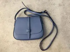 GAP ブルー ショルダーバッグ サドルバッグ