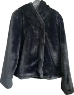AZUL by moussy アズール フェイクファーコート　美品