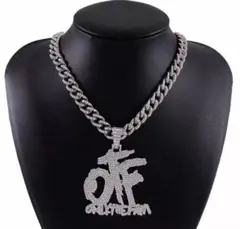 新品 OTFシルバーネックレス king von着用
