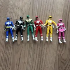 バンダイ BANDAI 当時物 未来戦隊タイムレンジャー5セット ソフビ絶版