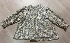 バースデイ オーガニックコットン 長袖トップス 花柄 80cm 春服