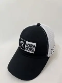 【ARNOLD PALMER】メッシュキャップ ブラック/ホワイト ゴルフ