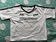 INGNI イング Vネック Tシャツ Mサイズ ショート丈 白