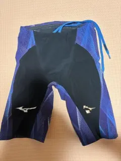 MIZUNO　日体大NSSU競泳水着 黒/青 Mizuno NSSU 日本体育大学競泳水着 黒/青 - メルカリ