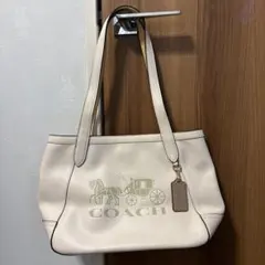✨極美品✨COACH ホースアンドキャリッジ トートバッグ ホワイト