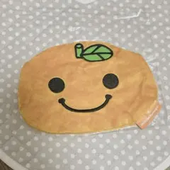 ふわふわフェイス巾着&ポーチ　みかんぼうや　平成レトロ　サンエックス
