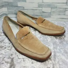 【美品】✨JIL SANDER 23cm ローファー スエードレザー 茶系 36のサムネイル