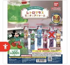 ディズニー ミニチュアチャーム 5種セット