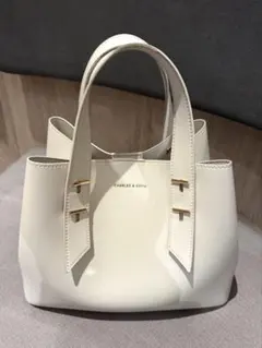 CHARLES & KEITH ダブルハンドル スローチーバッグ