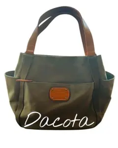 Dacota オリーブグリーン トートバッグ　新品、未使用、美品