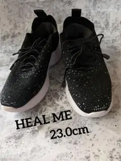 HEAL ME ヒールミー ニットスニーカー 23.0cm ブラック 軽量 23のサムネイル