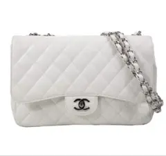 CHANEL デカマトラッセ チェーンショルダーバッグ ホワイトのサムネイル