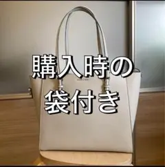 チャールズアンドキース　クラシックダブルハンドルトートバッグ　グレー　A4