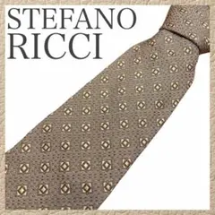 【極美品】 STEFANO RICCI ステファノリッチ シルク ネクタイ 総柄のサムネイル
