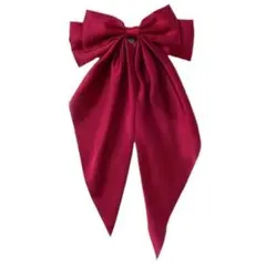 新品ビッグリボン バレッタ ヘアアクセサリー　韓国　コスプレ　ハロウィン　大きい
