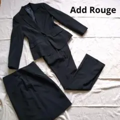 【Add Rouge】スカート パンツスーツセットアップ 3点セット 洗える
