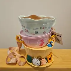 不思議の国のアリス ディズニー ポップコーンバケット ティーカップ ミラー付き