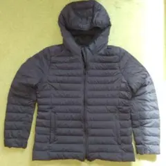 美品★★UNIQLOウルトラライトダウンジャケットパーカー170011 XL紺色