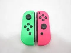 Switch ジョイコン ネオンピンク ネオングリーン 左右セット ジャンク