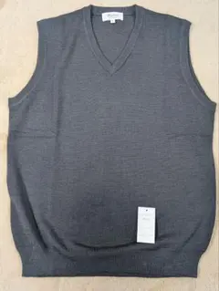 グレー Vネック ベスト Lサイズ