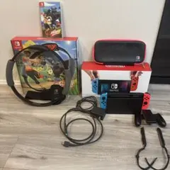 【注意】コントローラ壊れ　Nintendo Switch + リングフィット一式