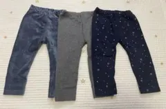 ⑫F UNIQLO フリースレギンスセット