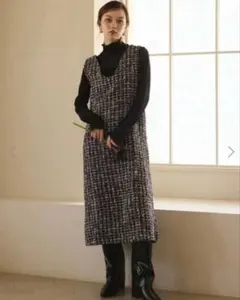 fifth ミックスカラーツイードジャンスカ　新品未使用タグ付き