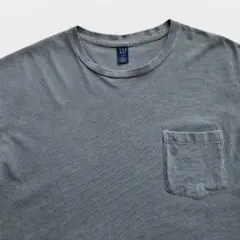 03's GAP ポケットTシャツ 無地 グレー L オールド ギャップのサムネイル