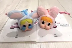 POP MART CRY BABY×パワーパフガールズぬいぐるみペンダント