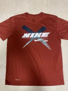 NIKE DRI-FIT 赤 Tシャツ XLサイズ スポーツ ジャージ