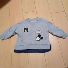 新品未使用✨petit main　ミッキーマウス トレーナー