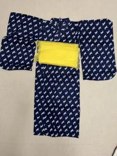 コムサイズム　　子供　着れる浴衣　キッズＭ（身長100〜115cm）のサムネイル